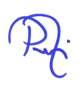 Priti Patel signature