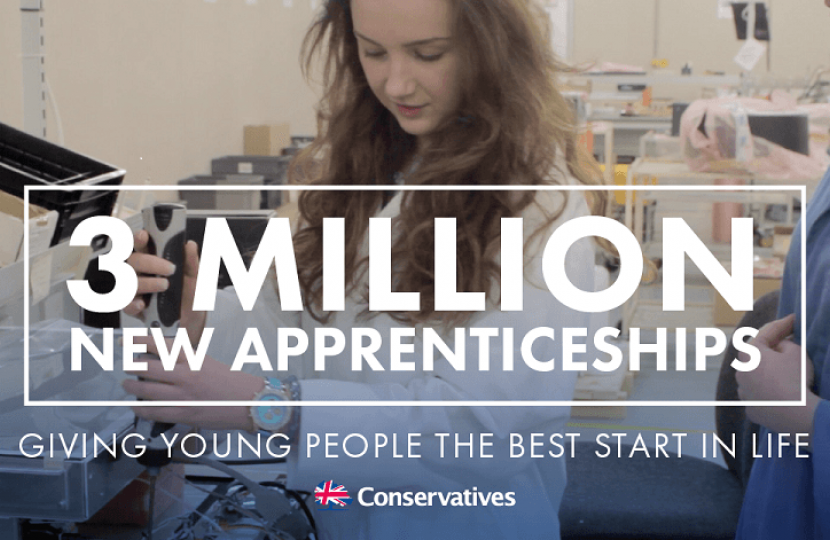 3 million new apprenticeships infographic