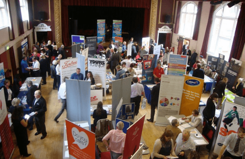 witham jobs fair - the economic plan is working